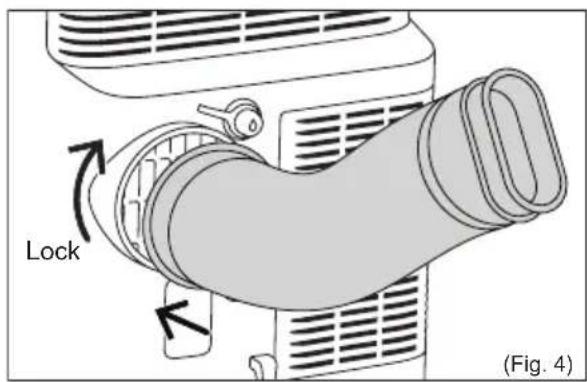 AEG Comfort 6000 AXP40U340CW - Exhausting hot air - 6