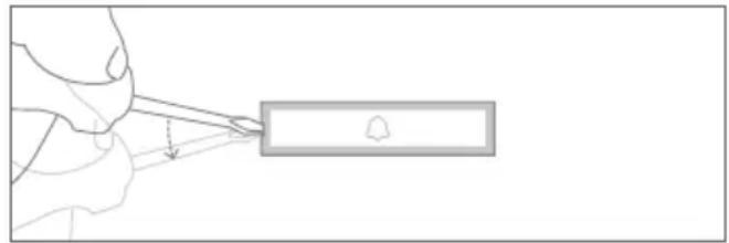 DoorBird D1102V - CHANGER LA PLAQUE NOMINATIVE D'UN BOUTON D'APPEL - 1