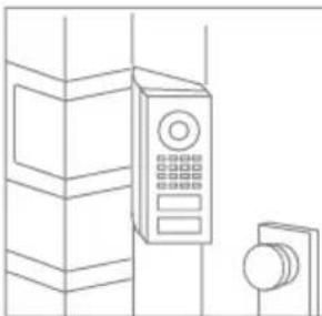 DoorBird D1102V - DETERMINING THE ASSEMBLY LOCATION - 4