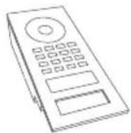 DoorBird D1102V - KOMPONENTEN\* - 1