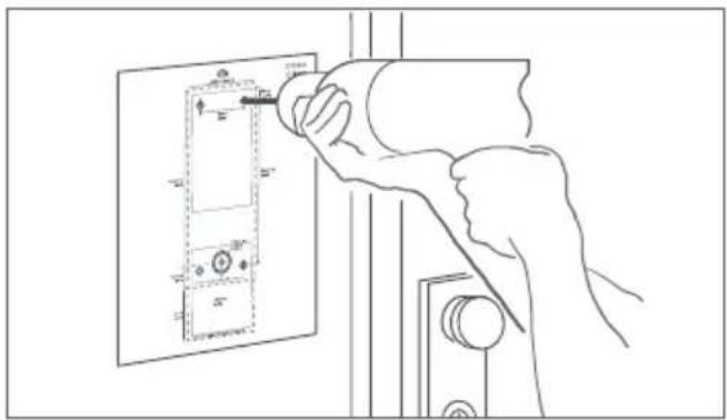 DoorBird D1102V - MONTAJE DE LA CARCASA TRASERA - 1