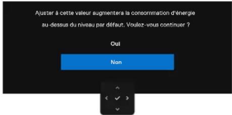 DELL UltraSharp U2725QE - Messages d'avertissement de l'OSD - 8