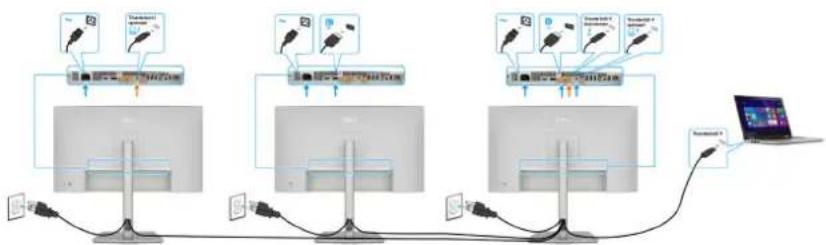 DELL UltraSharp U2725QE - Branchement du câble HDMI (optionnel) - 8
