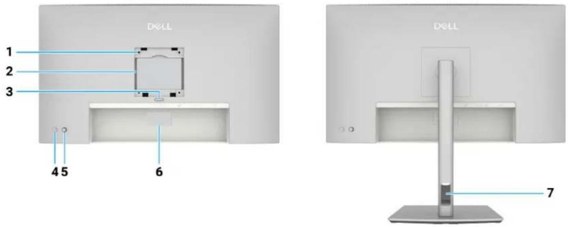 DELL UltraSharp U2725QE - Vue de dessus - 2
