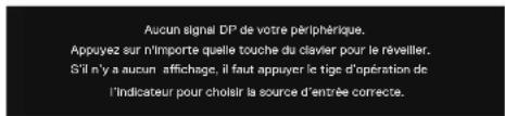 DELL UltraSharp U2725QE - Messages d'avertissement de l'OSD - 4