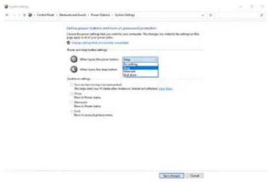 DELL UltraSharp U2725QE - Sélectionnez les options préférées dans When I press the power button (Lorsque j'appuie sur le bouton d'alimentation). - 1