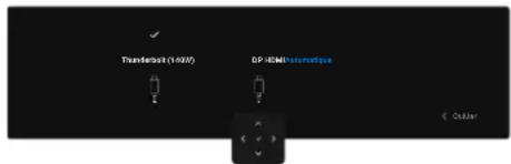 DELL UltraSharp U2725QE - Messages d'avertissement de l'OSD - 6