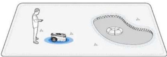 ECOVACS GOAT A1600 RTK - Definizione di una zona ad accesso vietato - 1
