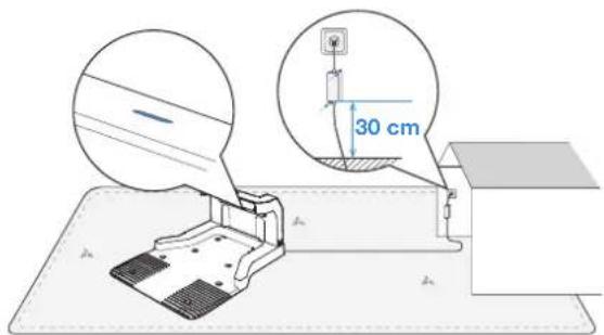 ECOVACS GOAT A1600 RTK - ② Montieren Sie die Ladestation - 6
