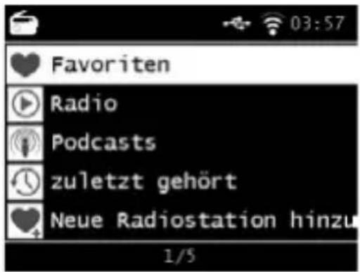 Telestar TOP 300 - Sélectionner une station de radio Internet - 2