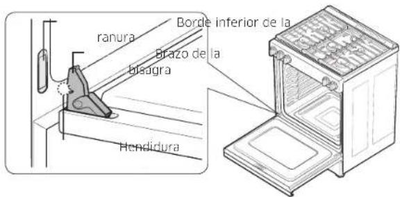 SAMSUNG NSG6DG8100SR - Cómo reinstalar la puerta - 1