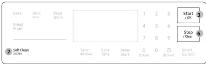 SAMSUNG NSG6DG8100SR - To perform the self-cleaning cycle - 1