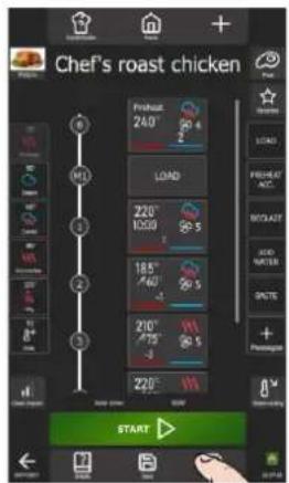 Vulcan Chef's Combi CHEF-61E - MODIFYING A USER RECIPE - 5