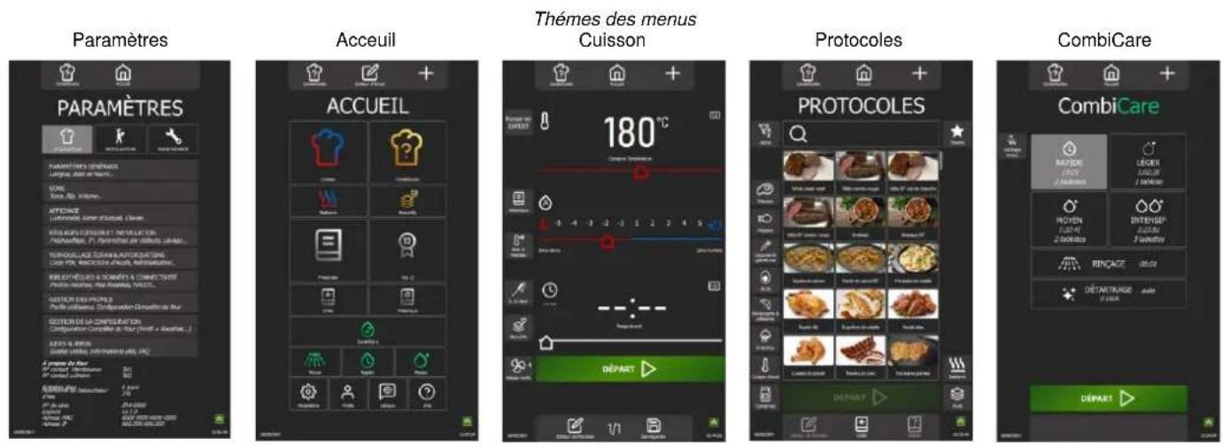 Vulcan Chef's Combi CHEF-61E - MENUS - 1