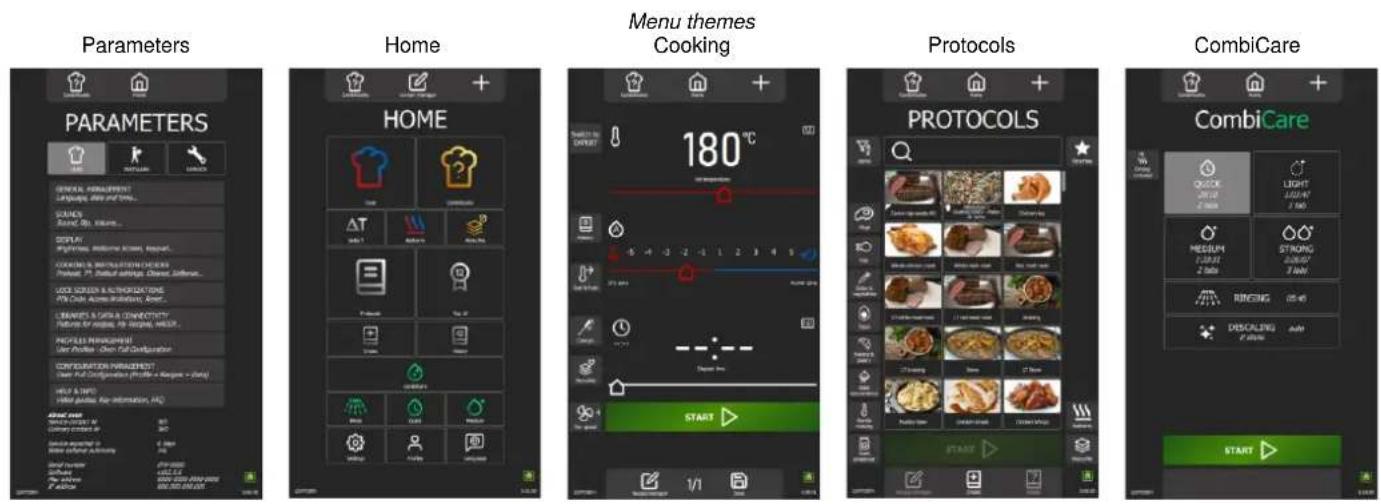 Vulcan Chef's Combi CHEF-61E - MENUS - 1
