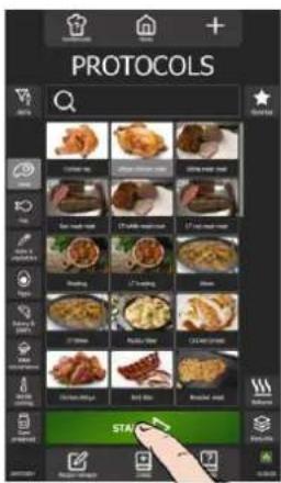 Vulcan Chef's Combi CHEF-61E - STARTING A PROTOCOL - 4