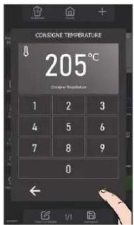 Vulcan Chef's Combi CHEF-61E - TEMPERATURE DE L'ENCEINTE - 4