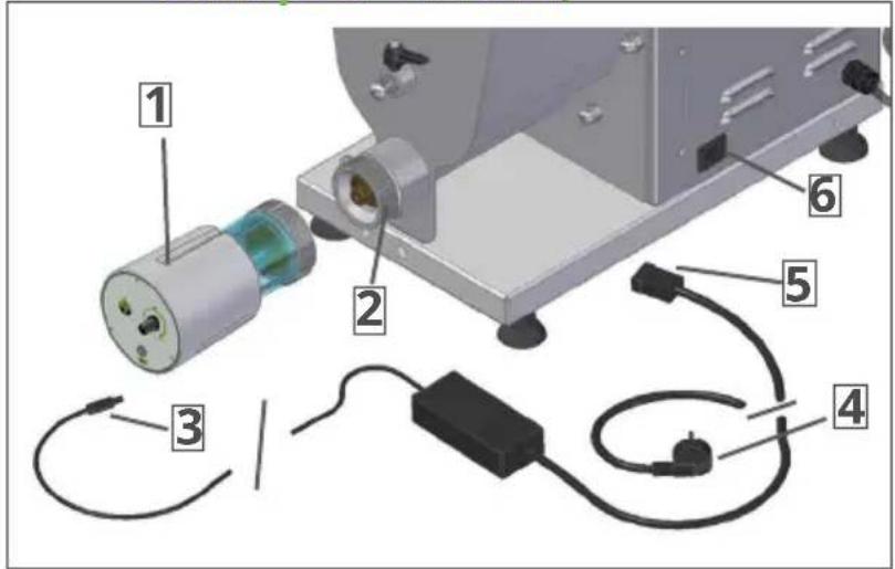 BARTSCHER PF25EN - Couteau électrique (en option pour PF15E/PF25EN - de série pour PF40EN) - 1
