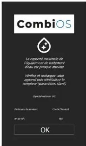 Vulcan Chef's Combi CHEF-102E - MESSAGES D'AVERTISSEMENTS - 1