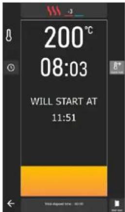 Vulcan Chef's Combi CHEF-102E - MONITORING SCREENS (COOKING IN PROGRESS) - 1