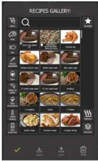 Vulcan Chef's Combi CHEF-102E - User Protocols Gallery. - 1