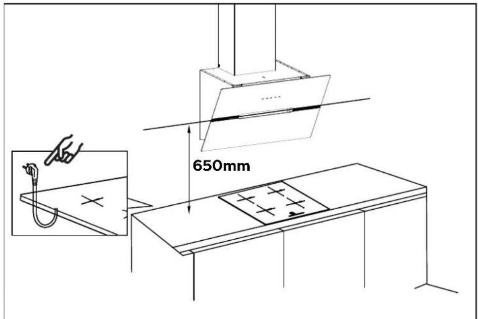 CIARRA CD9736FB - Install the Hood (Extraction) : - 1