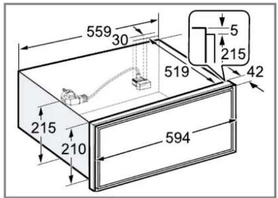 GAGGENAU GW453120 - Dimensions de l'appareil - 2