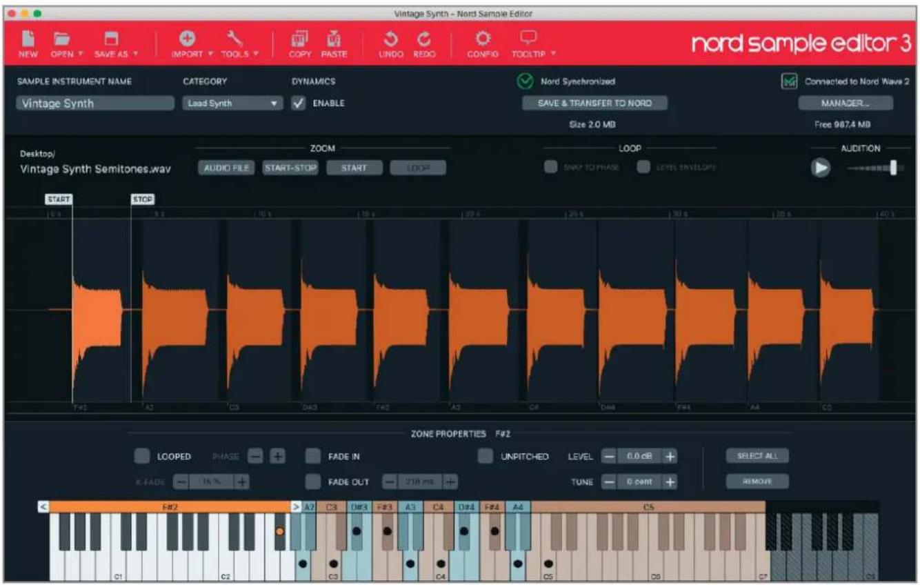 Nord Piano 5 - NORD SAMPLE EDITOR 3 - 1