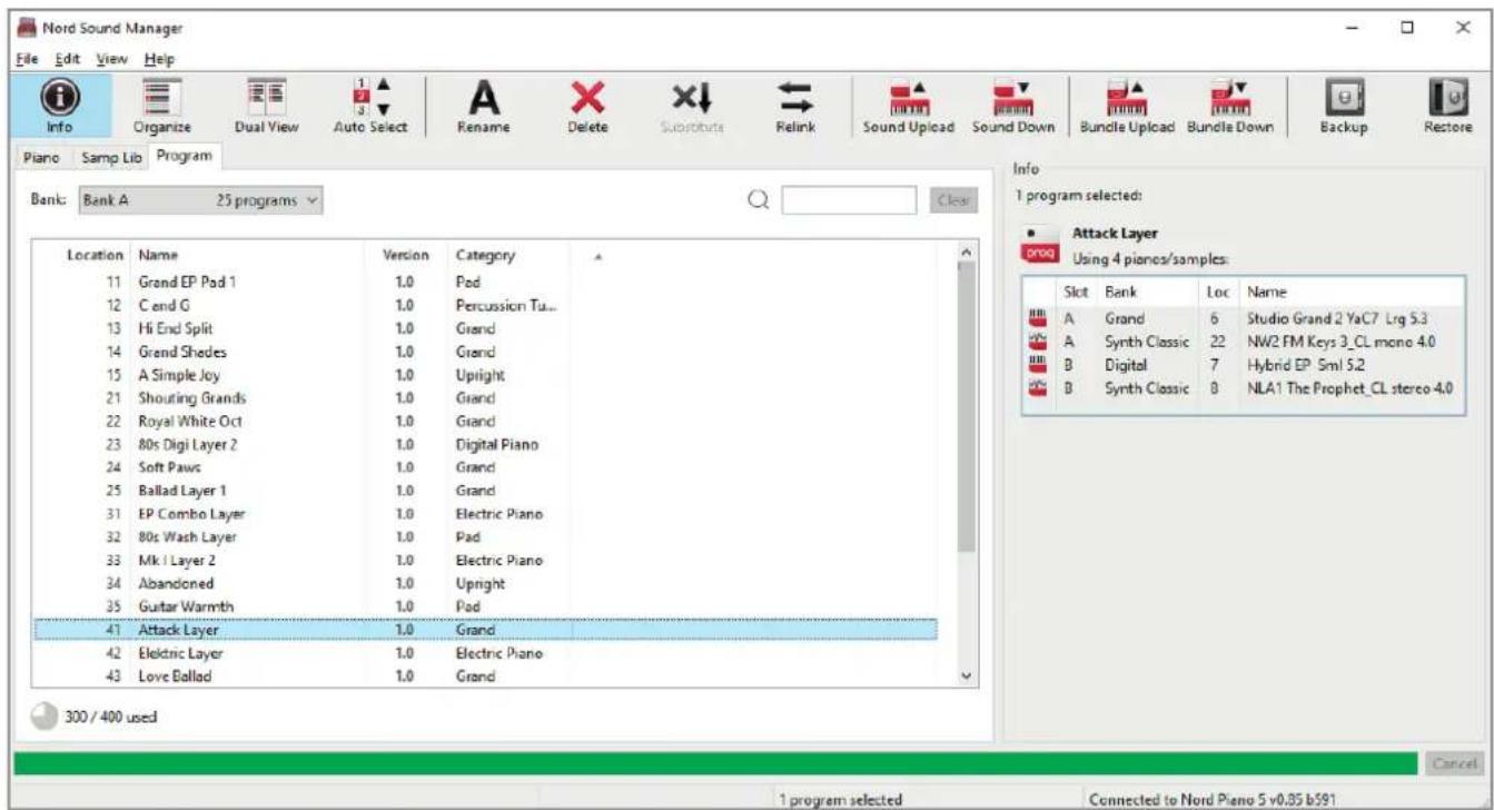 Nord Piano 5 - NORD SOUND MANAGER - 1