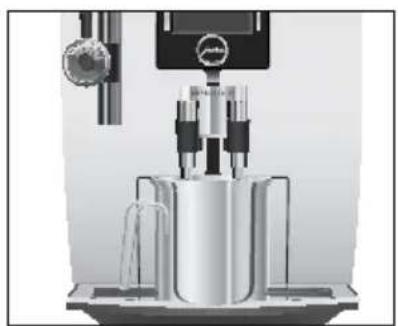 JURA Impressa J80 - Rinçage de la machine - 1