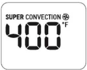 SUPER CONVECTION 400°F
