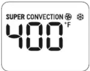 SUPER CONVECTION 400°F