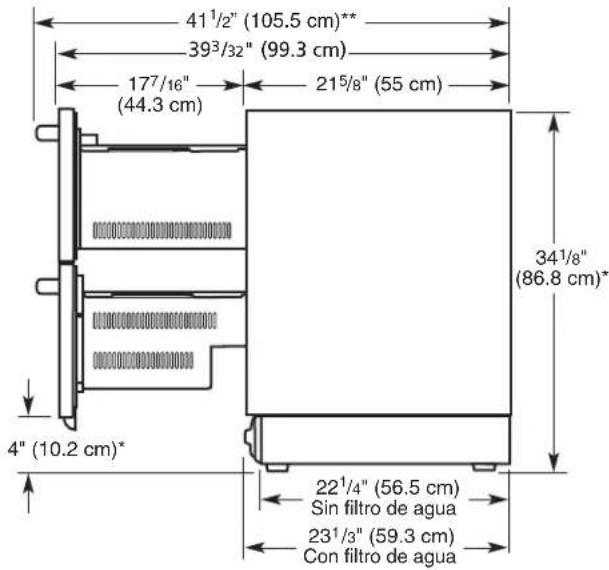 KITCHENAID KUDR204KSS - Altura del cajón: - 3