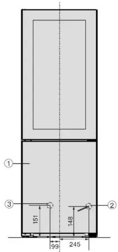 MIELE KWNS 4784 DE - Raccordements - 1