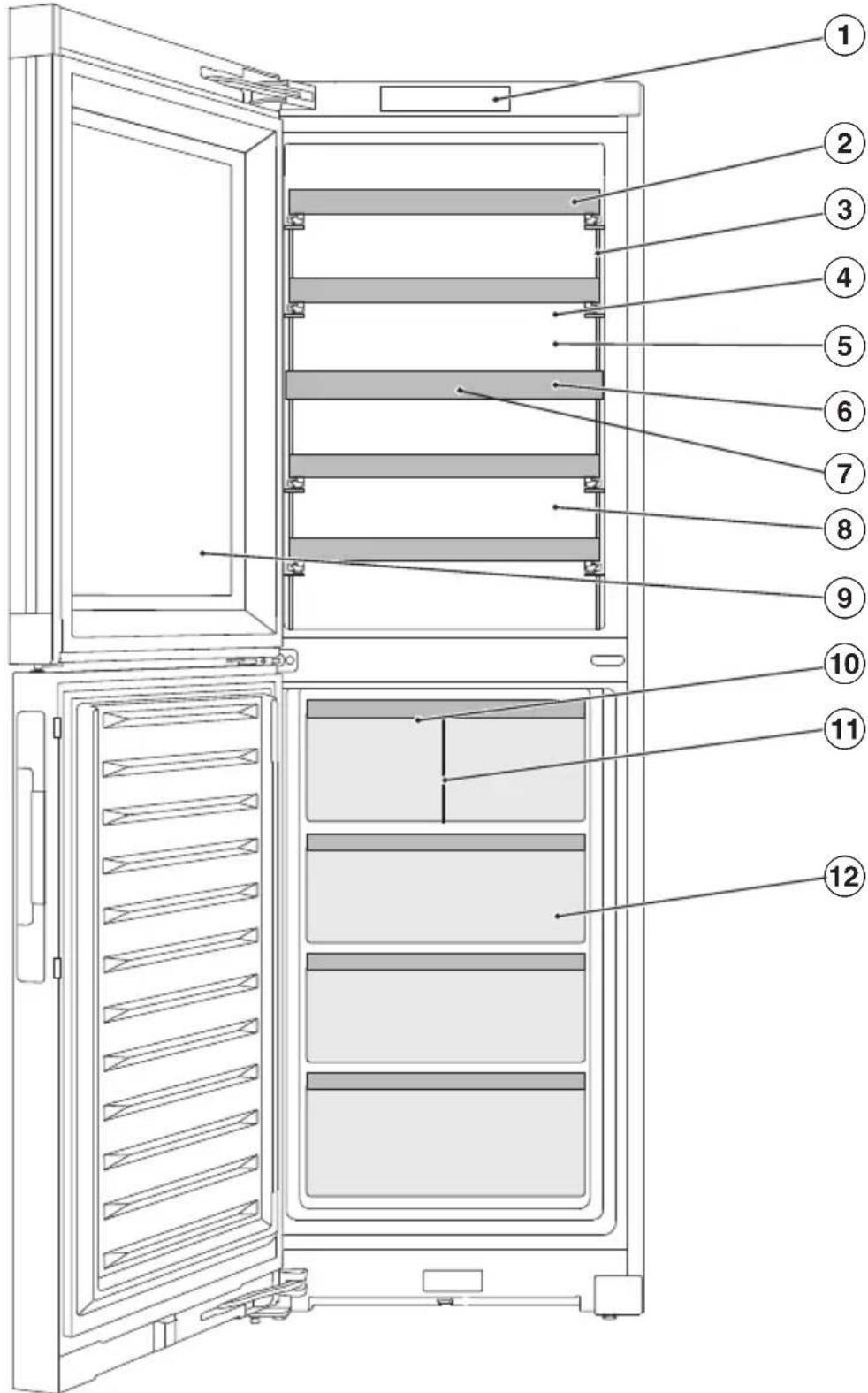 MIELE KWNS 4784 DE - Description de l'appareil - 1