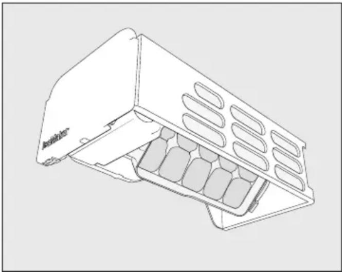 MIELE KWNS 4784 DE - Nettoyer le bac à glaçons Ⓞ - 1