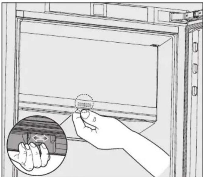 MIELE K 7768 D - Changer la butée de la porte du congélateur - 2