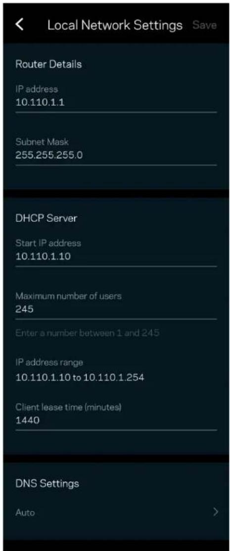 LINKSYS Atlas 6 AX3000 MX2002 - Lähiverkon asetukset - 1