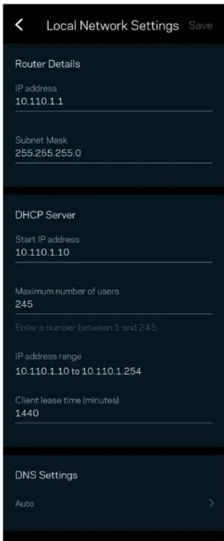 LINKSYS Atlas 6 AX3000 MX2002 - 本地网络设置 - 1