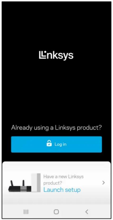 LINKSYS Atlas 6 AX3000 MX2002 - Bejelentkezés a Linksys alkalmazásba - 1