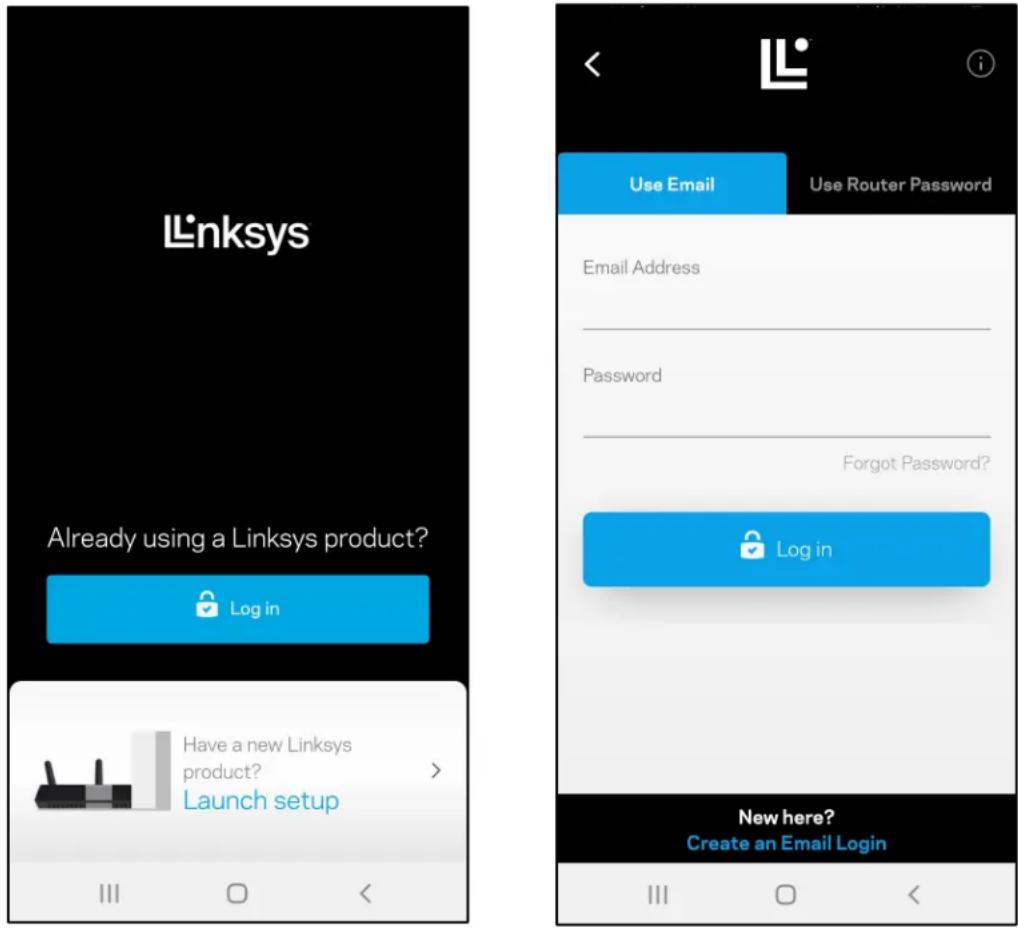 LINKSYS Atlas 6 AX3000 MX2002 - Öppna Linksys app. - 1