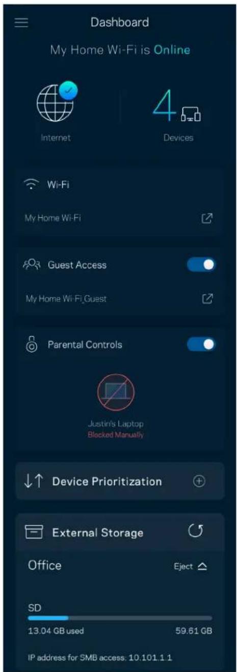 LINKSYS Atlas 6 AX3000 MX2002 - Dashboard - 1