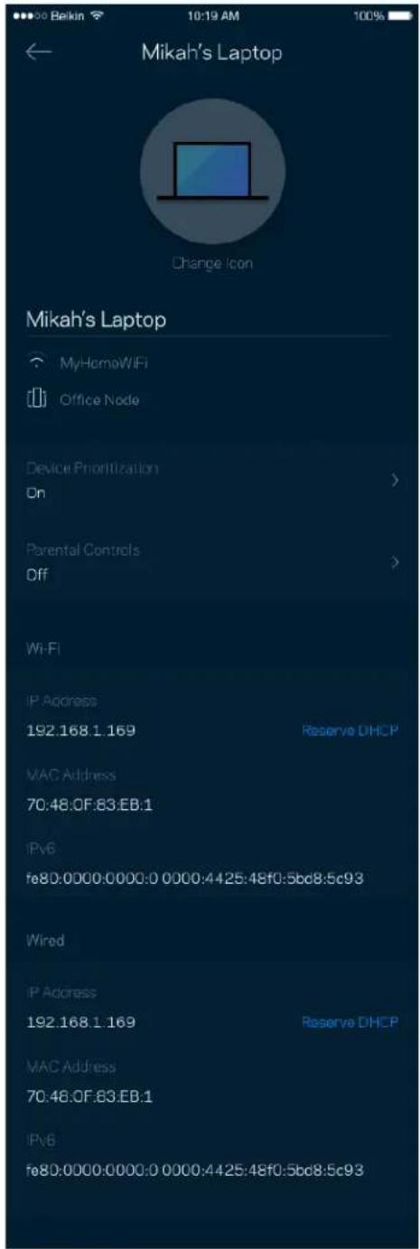 LINKSYS Atlas Pro 6 MX5503 - For å se eller endre enhetsdetaljer - 1