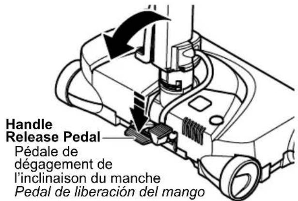 PANASONIC MC-CL935 - Adjusting the Handle - 1