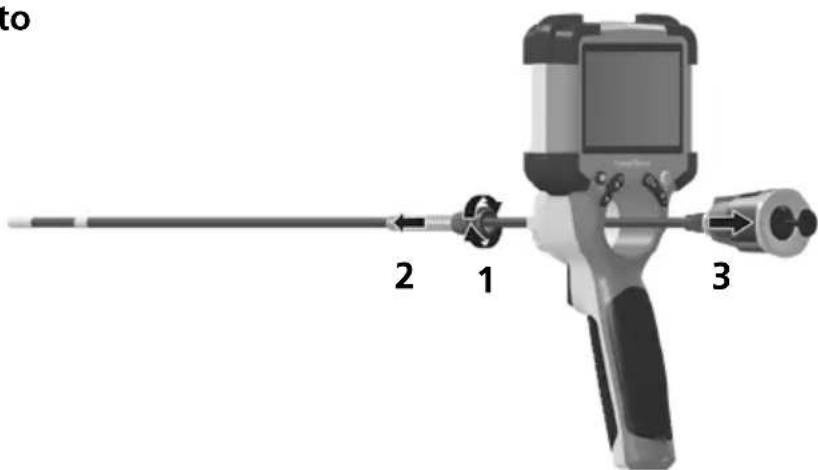 Laserliner InspectorCamera 3DM - B Kamerayksikön vaihto - 1
