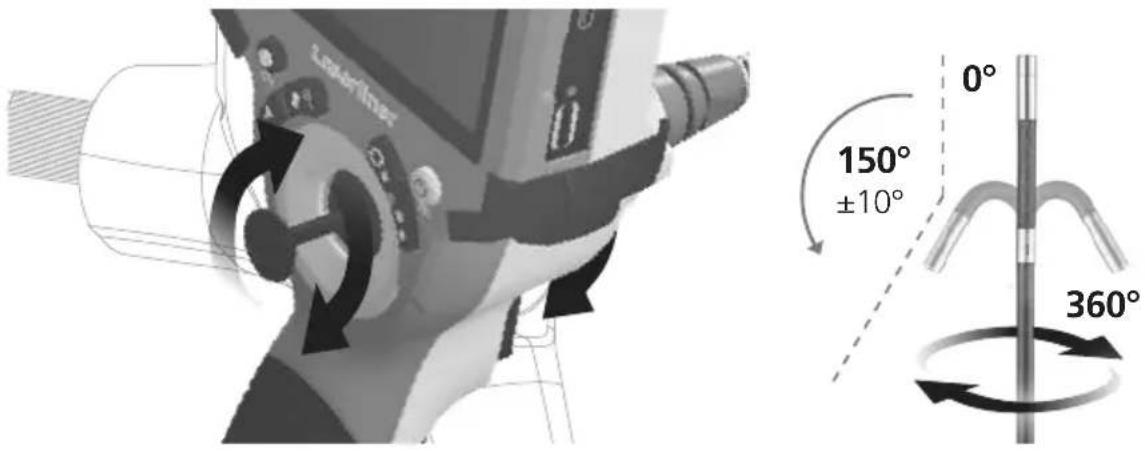 Laserliner VideoInspector 3D Micro - Vyrovnání hlavy kamery - 1