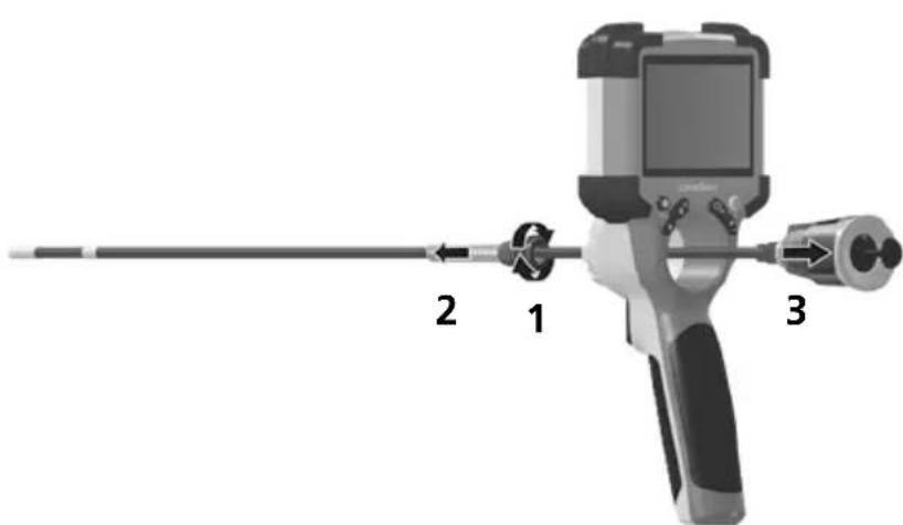 Laserliner InspectorCamera XXL - Заміна камери - 1