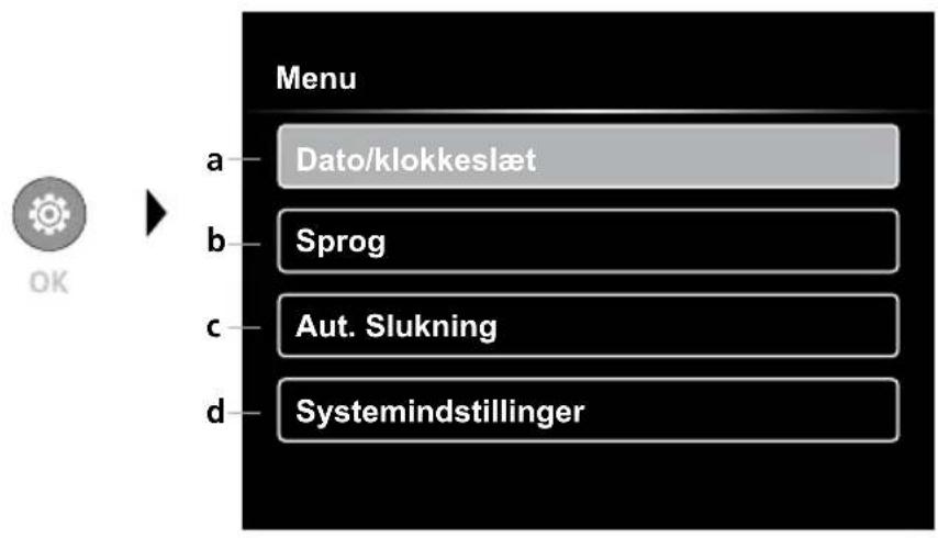 Laserliner VideoInspector Mini - Indstillingsmodus - 1