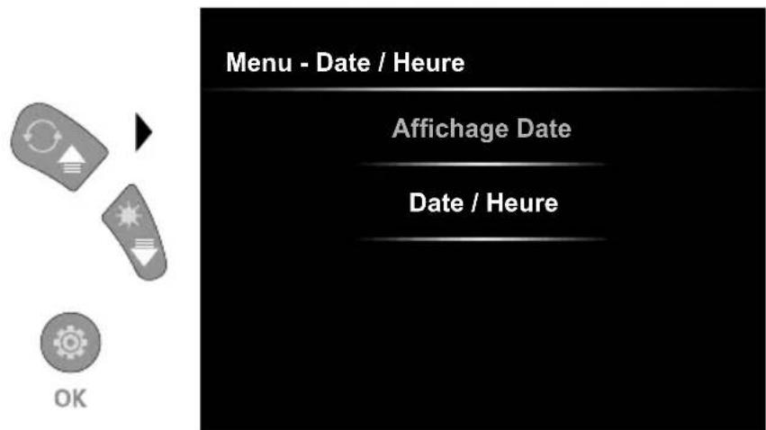 Laserliner VideoInspector Mini - Mode de réglage: Date / Heure - 1