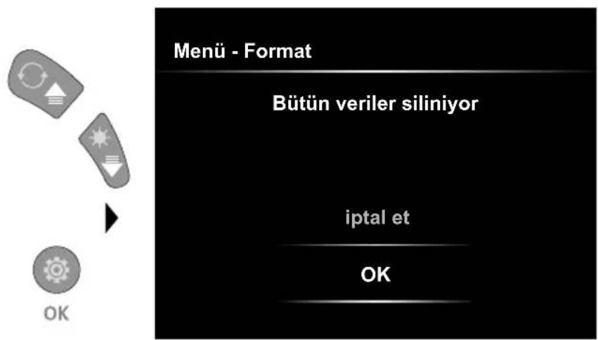 Laserliner VideoInspector Mini - Ayar modu: SD kartı biçimlendirme - 1